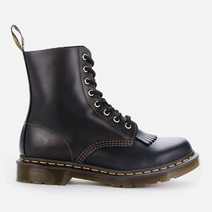 New Dr Martens 1460 Pascal Boots Size 5 Detachable Fringe Front